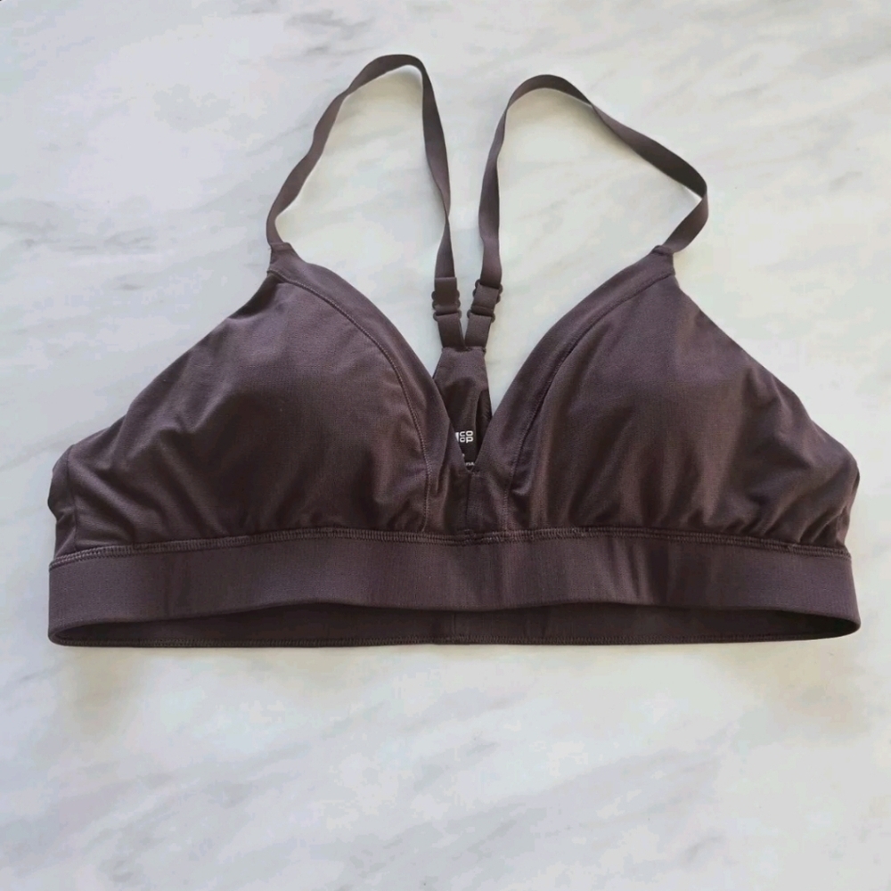REI Co-op Active Bralette Sz XL Women Brown Ultra Lightweight Athleisure - Picture 4 of 7